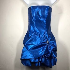 Jessica McClintock for Gunne Sax blue dress size 5